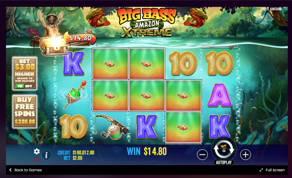 big bass amazon xtreme demo